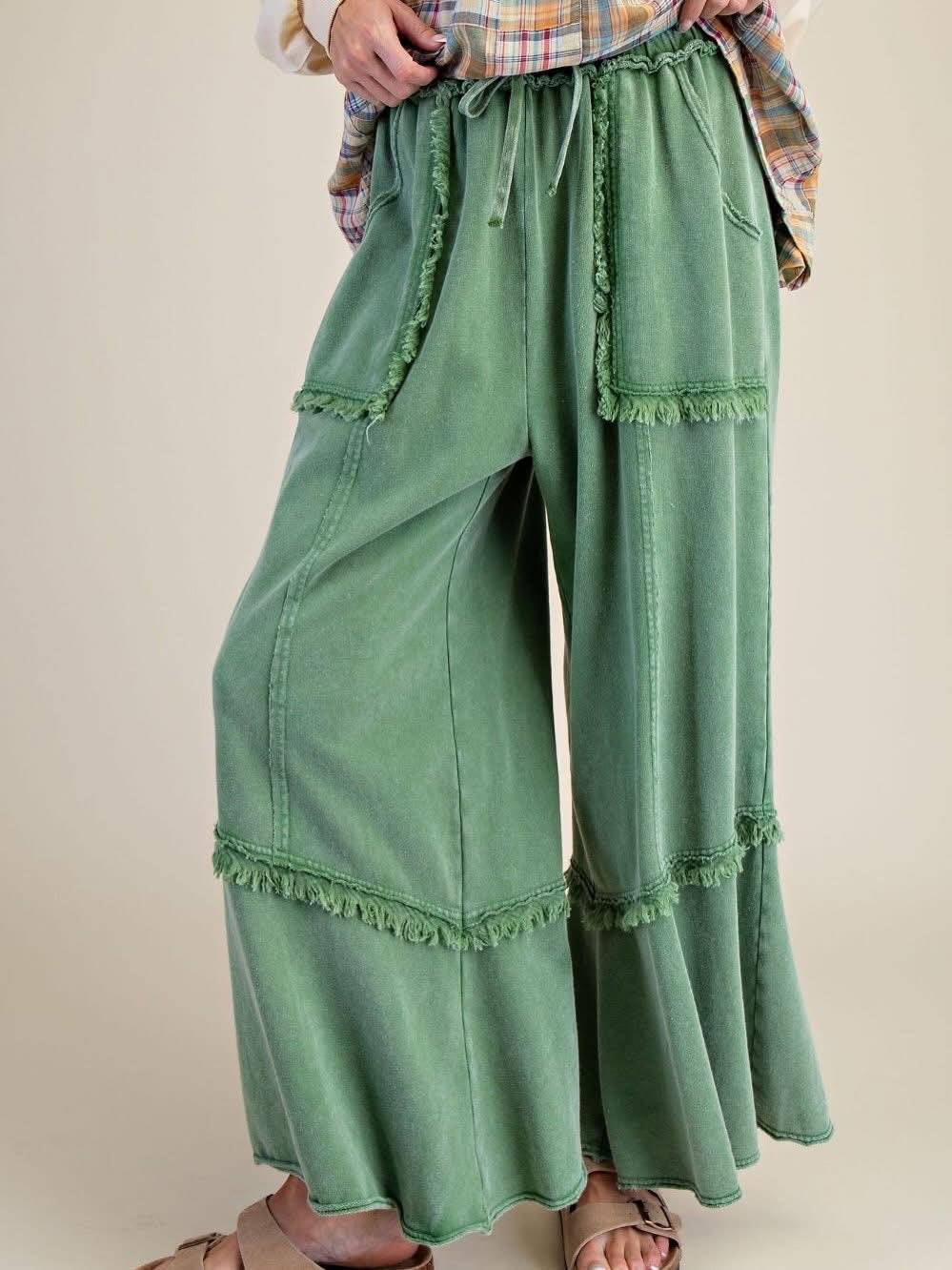 Easel drawstring knit pants