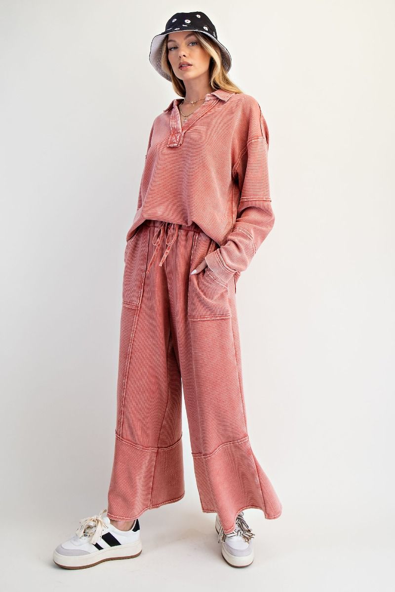 Easel mineral wash ribbed sets