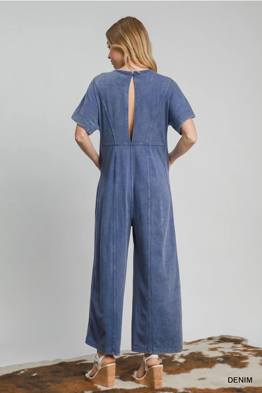 Umgee denim knit jumper