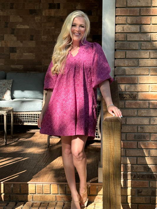 Umgee berry detailed dress