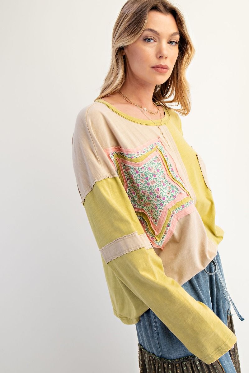 Easel avacado patch top