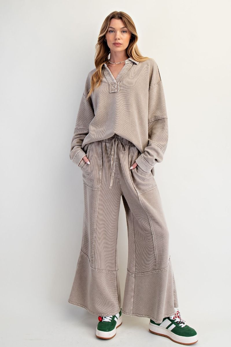Easel mineral wash ribbed sets