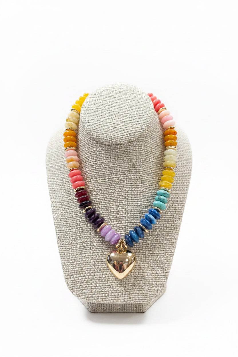 Colorful beaded necklace