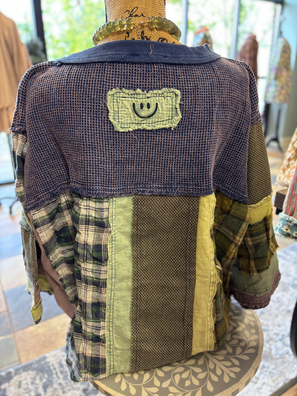 Oli and Hali Autumn breeze waffle knit pullover