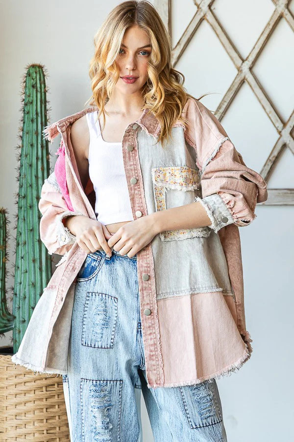 Oli and Hali peace & stars jacket