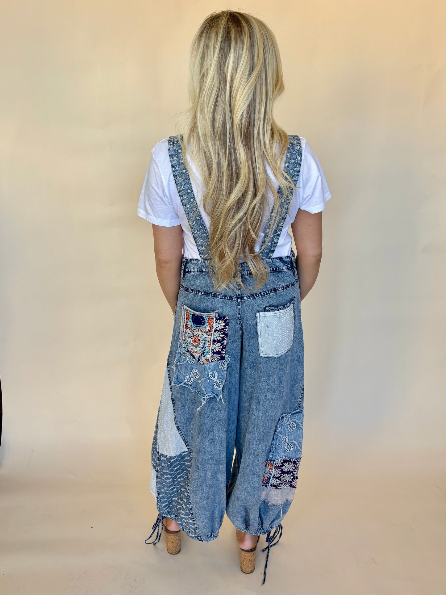 Oli and hali denim chambray overalls