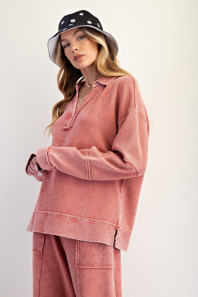Easel mineral wash ribbed sets