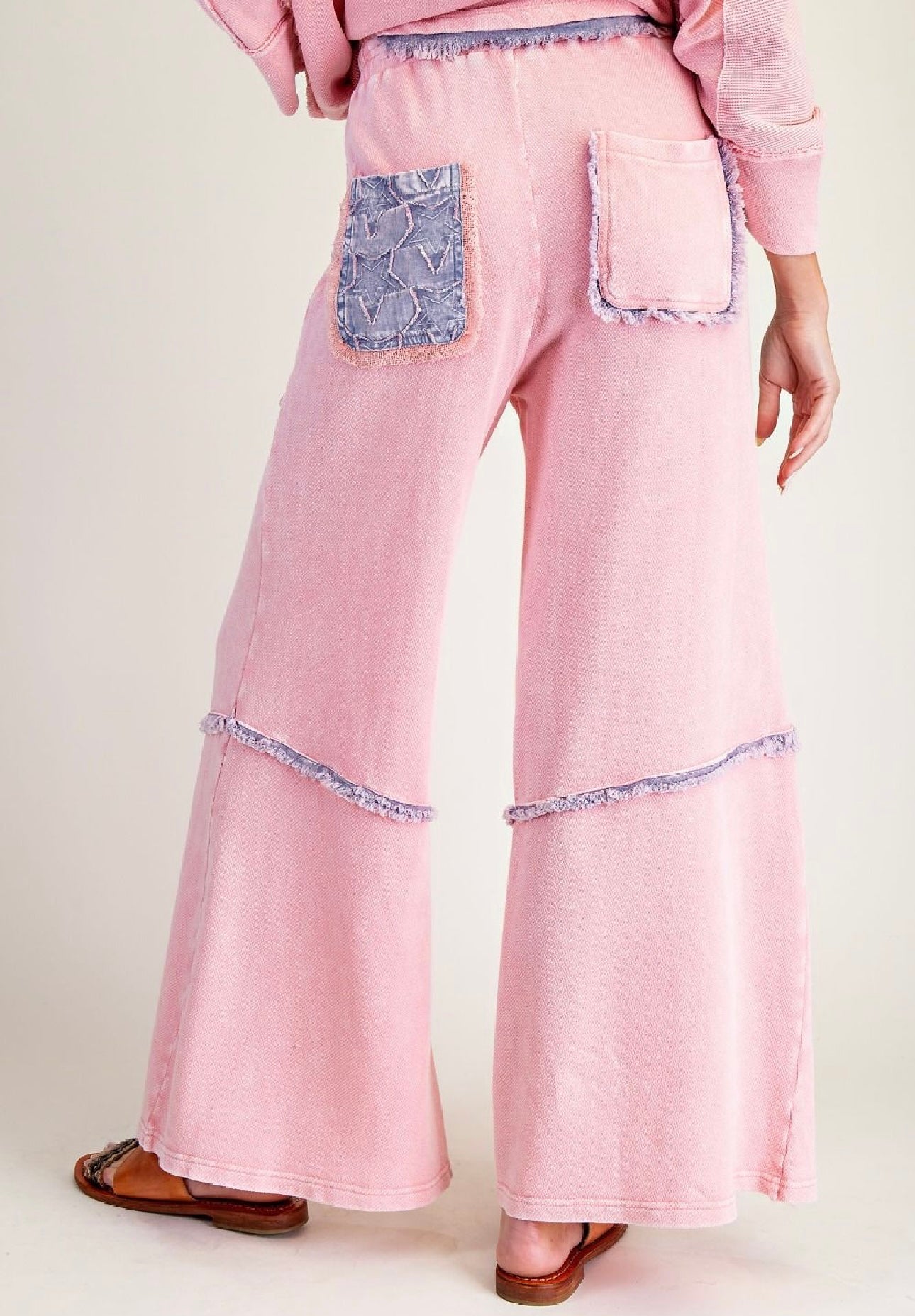 Easel knit set cotton candy