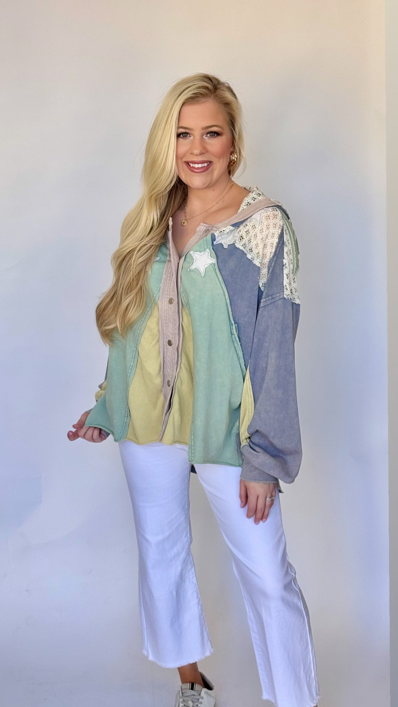 Oli and Hali washed star jackets