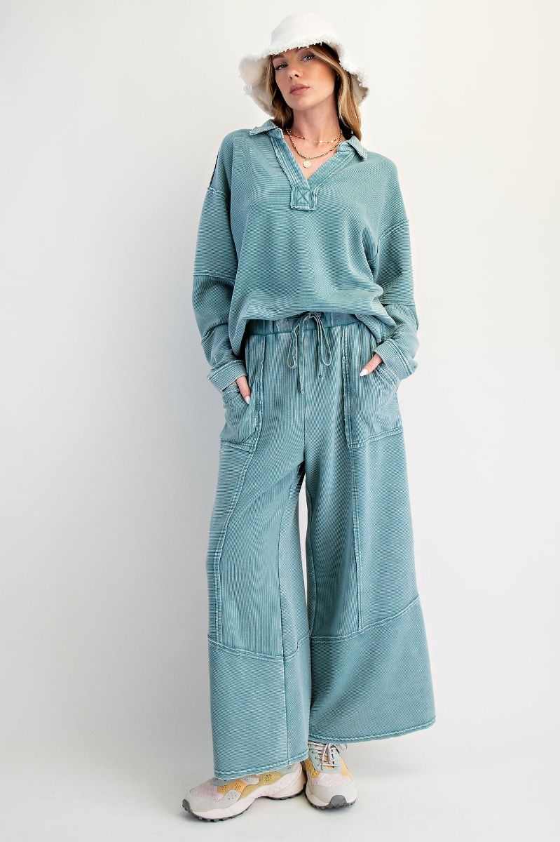 Easel mineral wash ribbed sets