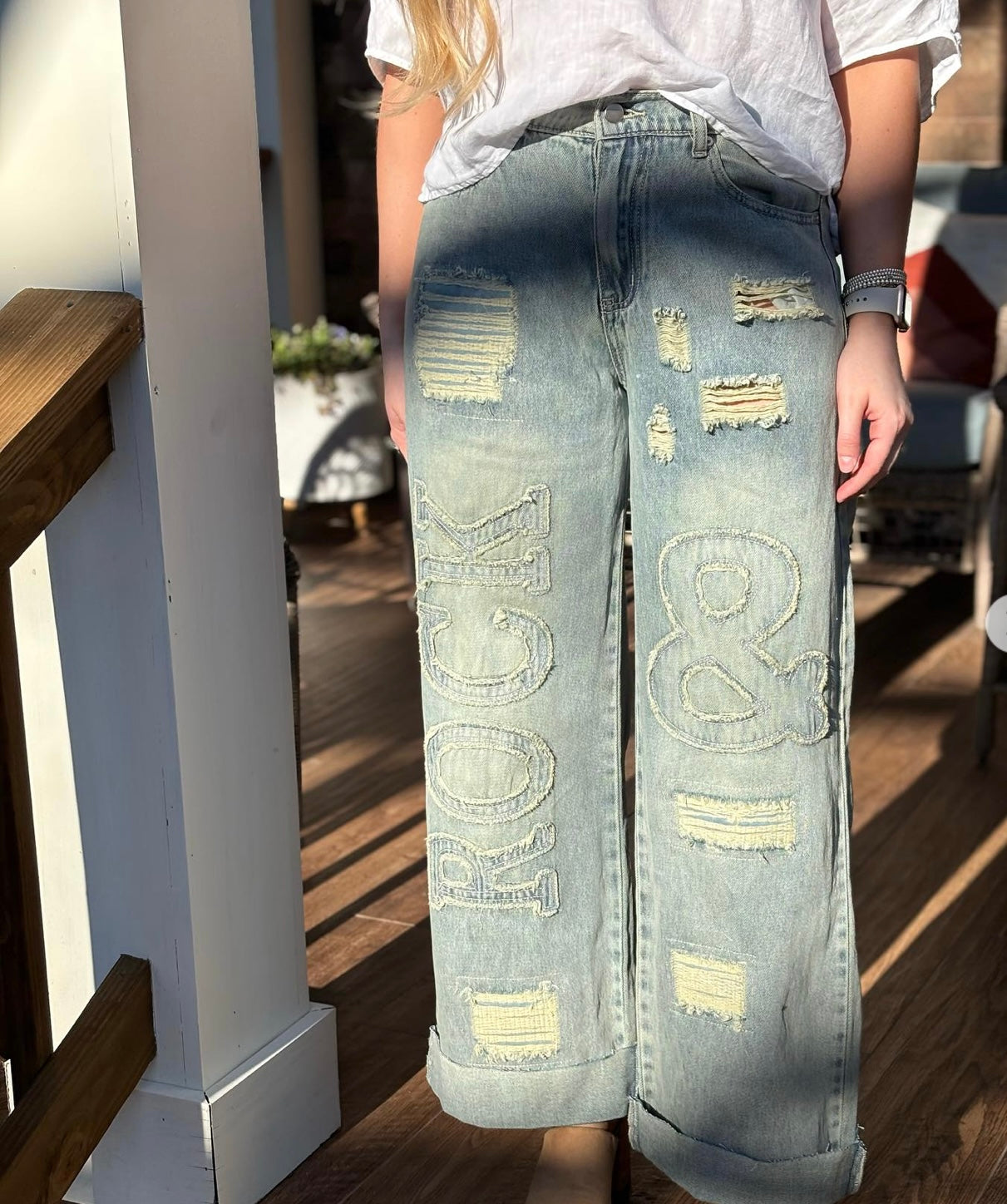 Oli and Hali Rock and roll jeans