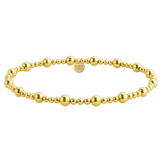ANGELINA | GOLD FILLED BEADED BRACELET
