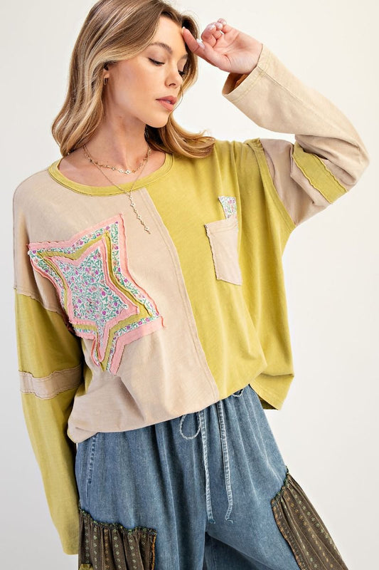 Easel avacado patch top