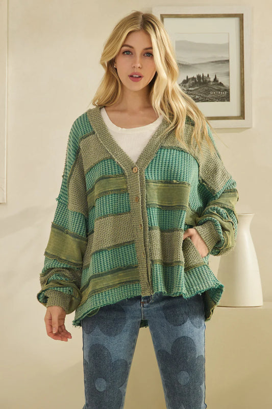 Oli and Hali color block cardigan
