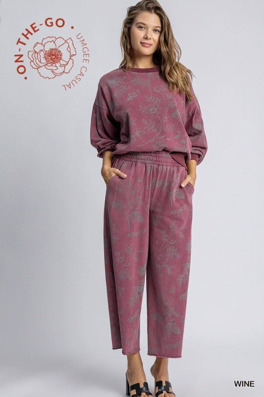 Umgee knit pant set