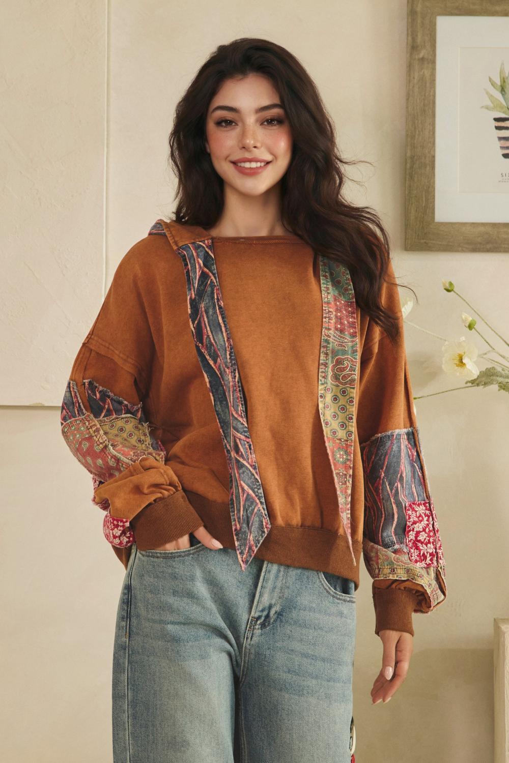 Changing seasons pullover oli and Hali