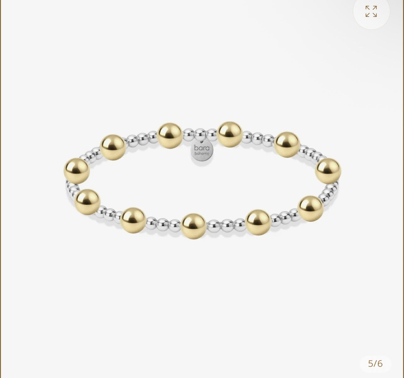 Jasmine 2 tone gold filled bracelet