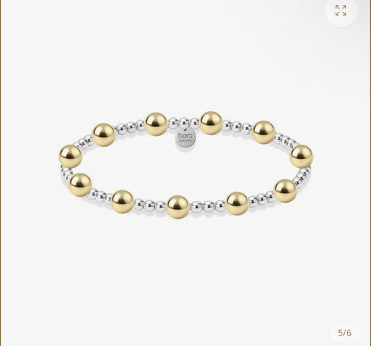Jasmine 2 tone gold filled bracelet