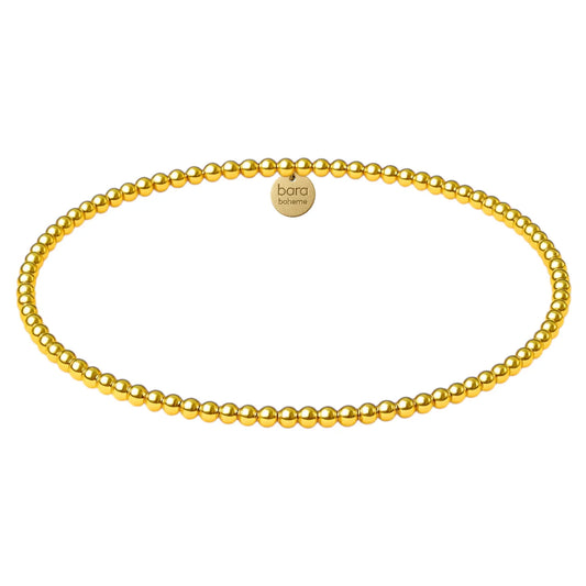 CLASSIC 2MM | GOLD FILLED BEADED BRACELET