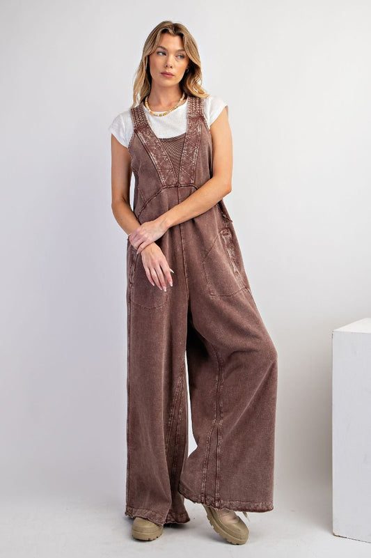 Easel mineral wash knit jumpers