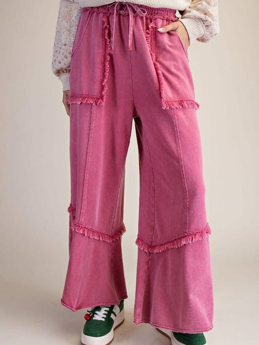Easel drawstring knit pants