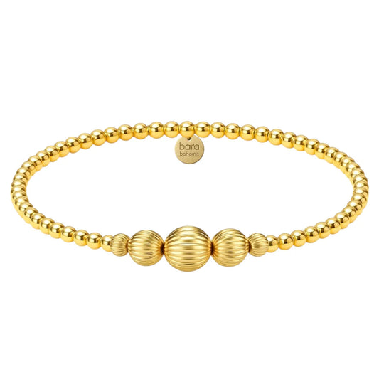 VICTORIA | GOLD FILLED BEADED BRACELET