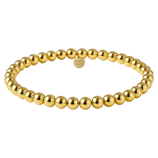 CLASSIC 5MM | GOLD FILLED BEADED BRACELET