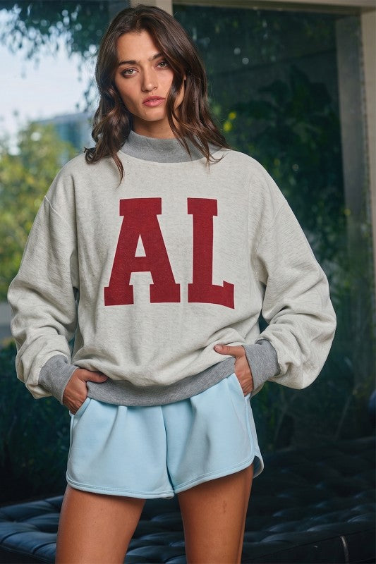 Alabama reversible mock neck sweatshirt Bucketlist