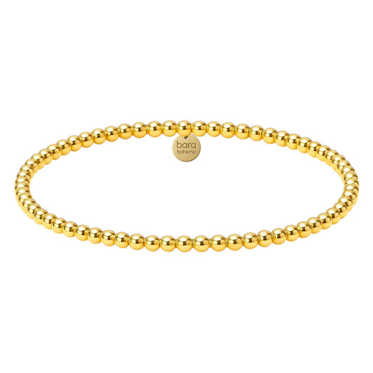 CLASSIC 3MM | GOLD FILLED BEADED BRACELET