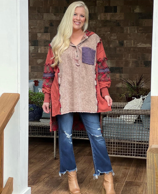 Oli and Hali oversized vintage pullover