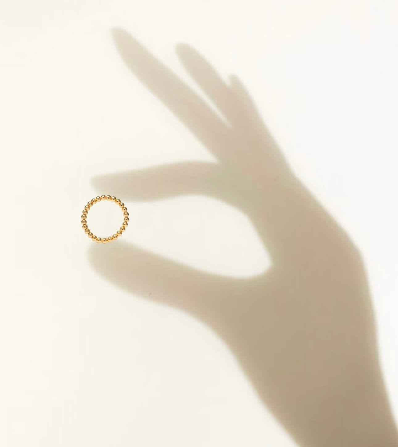 CLASSIC 2MM | BEADED STRETCHY RING