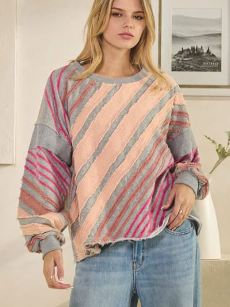 Oli and Hali love mineral wash sweatshirt