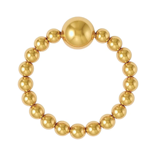 OLIVIA | BEADED STRETCHY RING