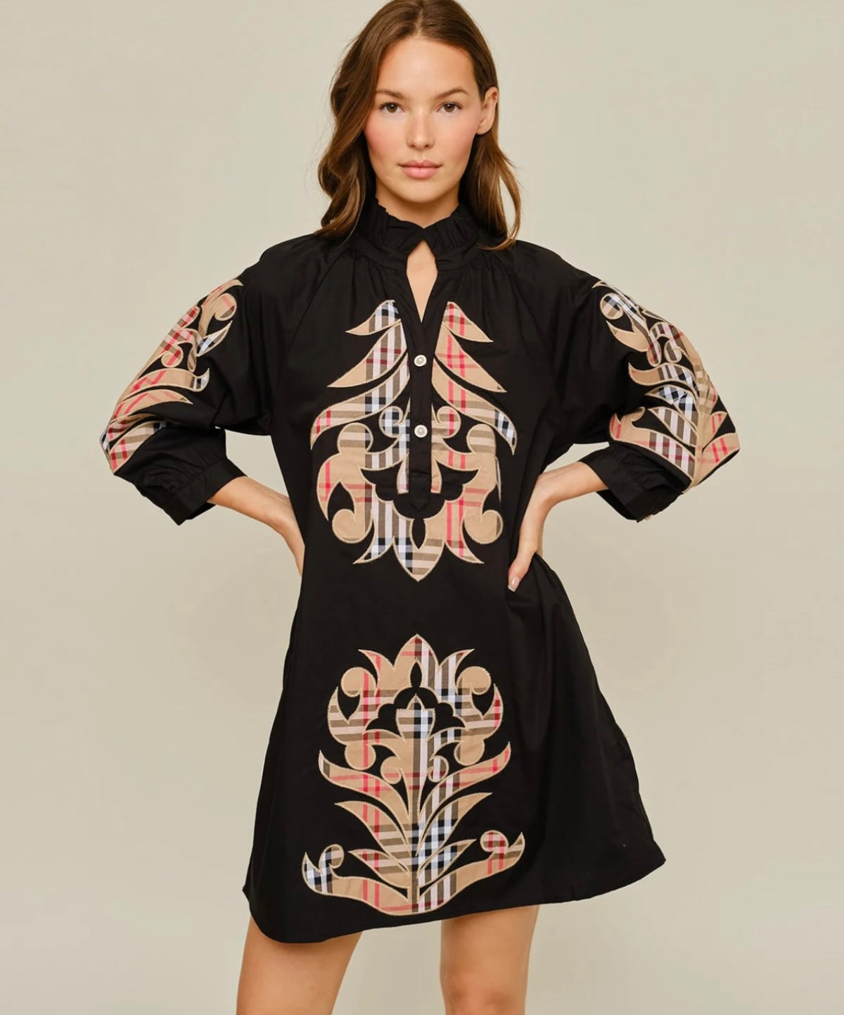 Jodifl appliqué dress black and Burberry